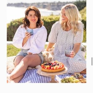 Joe Fresh Blue Eyelet Dress